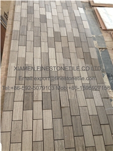 Grey Wooden Grainy Marble, Wood Vein Marble, Slab, Tile, Mosaic