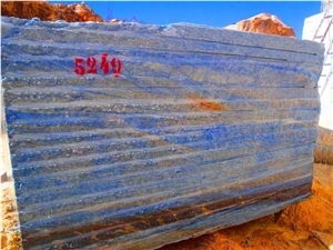 Azul Macaubas Blue Quartzite Block