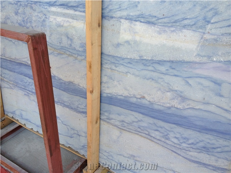 Azul Macaubas Blue Quartzite Block
