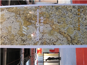Golden Chocolate Granite Tiles and Slabs Golden Chocolate Granite Tiles and Slabs