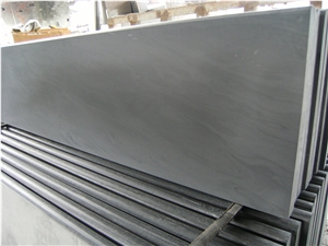Honed Black Slate Tiles and Slabs,China Black Slate