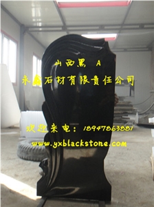 Absolute Black Gravestone Tombstone Monument