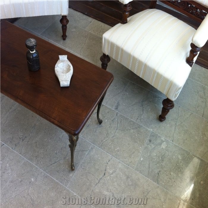 Transylvania Silver Honed Limestone Flooring Tiles, Transilvania Bicolor Limestone Slabs & Tiles
