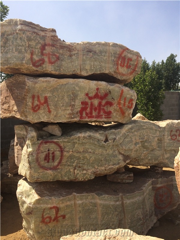 Afghan Green Onyx Block, Pakistan Green Onyx