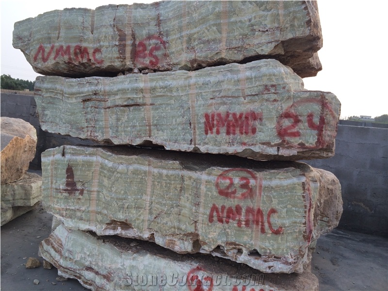 Afghan Onyx Block, Afghanistan Green Onyx