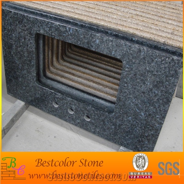 Blue Pearl Granite Bath Top