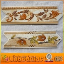 Ceramic Border Lines,Arrow Interlock Listello