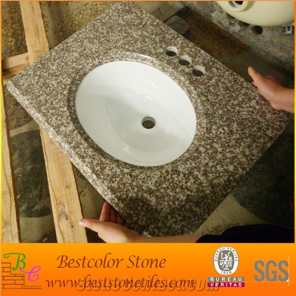 G664 Granite Top with Umdermount Sink