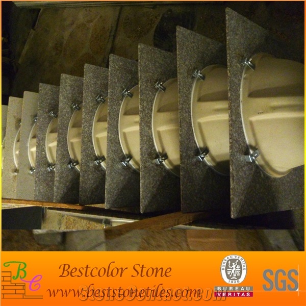 G664 Granite Top with Umdermount Sink