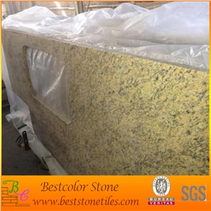 Kitchen Granite Countertop, Granite Stone Kitchen Tops, Tigher Skin Yellow Granite Kitchen Tops
