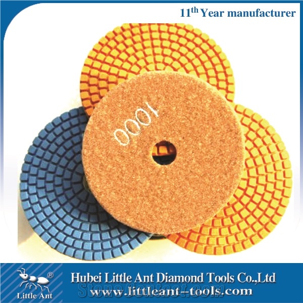 Diamond Premium Polishing Granite 8 Step Pads Wet