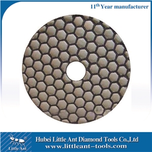 Exactly Velcro Backed Diamond Resin Dry Polishing Pads