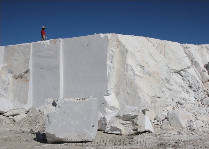 Yunnan White Marble Blocks, China White Marble