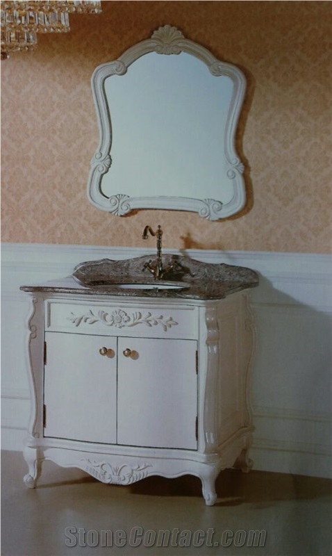 U.S. and European Marble Bath Cabinet Basin Sink Washbasin Cabinet Bathroom Cabinet Bathroom Cabinet Wash Cabinet, Natural Marble Bathtops