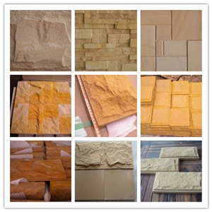 Yellow Sandstone Cultured Stone Factory Yellow Sandstone Cultured Stone Factory