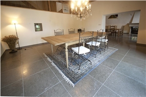 Pierre De Ruoms Limestone Floor Tiles, France Grey Limestone