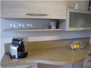 Pierre De Ruoms Limestone Kitchen Countertops