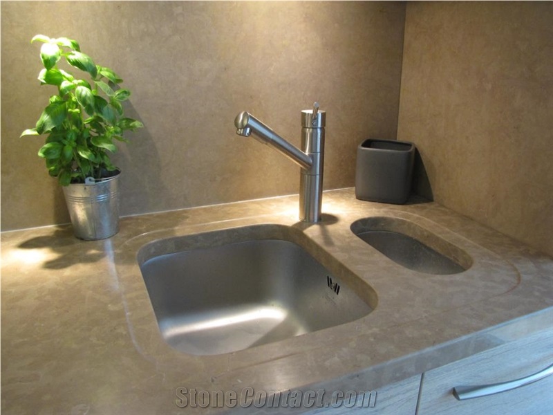 Pierre De Villebois Gris Limestone Countertop