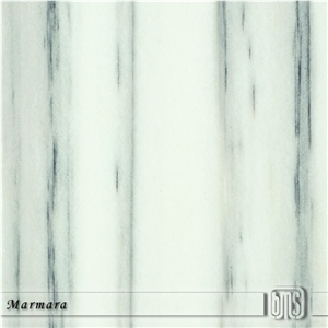 Marmara Semi White Marble Slabs, Tiles