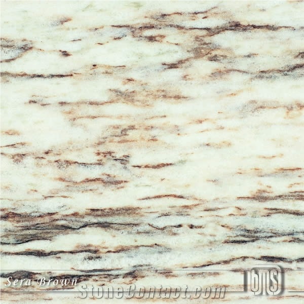 Sera Brown Marble Tiles & Slabs