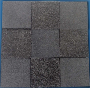 Flamed G684 Black Basalt (Good Quality) Slabs & Tiles, China Black Basalt