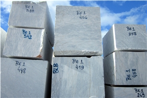 Magic Blue Tiger Skin Marble Block, Portugal White Marble Block
