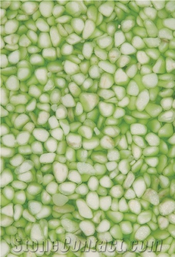 Sunshine Green Pebblestone Slab