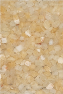 Sunshine Pine Jade Pebble Stone Artificial Slab