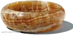 Brown Onyx Round Basin