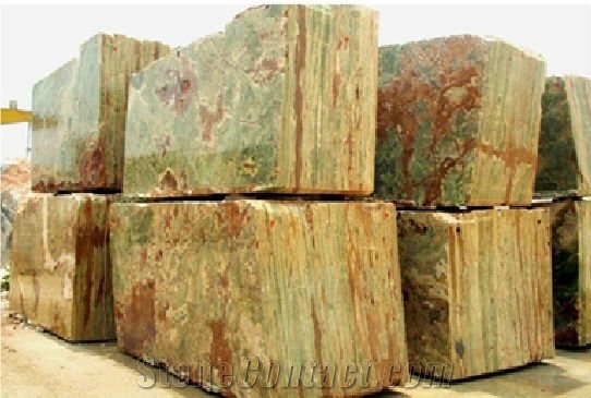 Multi Green Onyx Block