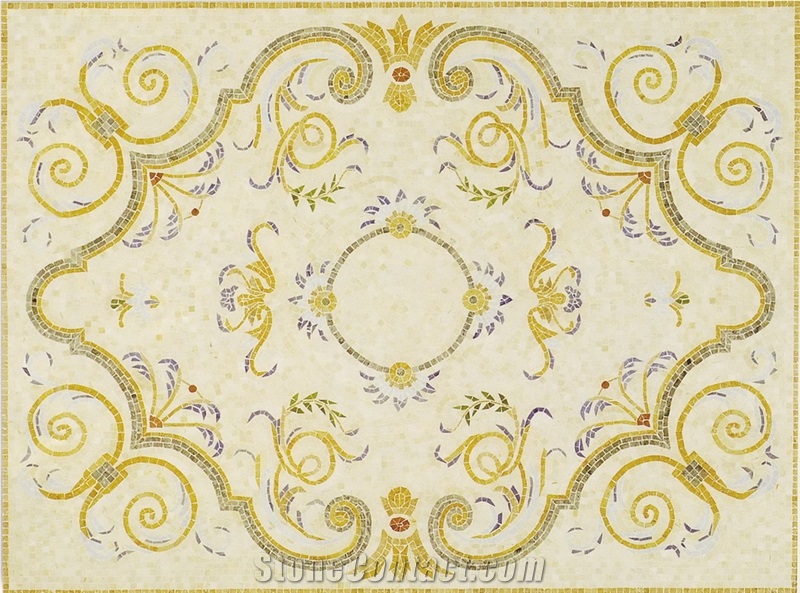 Geometric Stone Art Mosaic Rug