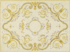 Geometric Stone Art Mosaic Rug
