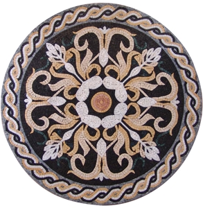 Table Top Mosaic Medallion