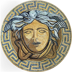 Versace Mosaic Stone Art Medallion Versace Mosaic Stone Art Medallion