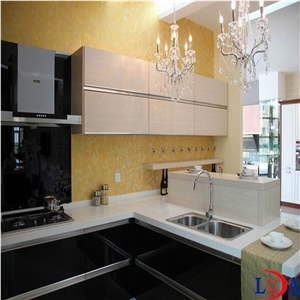 Absolute White Quartz Stone Countertops