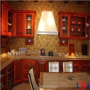 Quartz Stone Dining Table Tops, Beige Kitchen Countertops