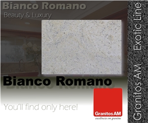 Bianco Romano Granite Slabs & Tiles, Brazil White Granite Bianco Romano Granite Slabs & Tiles, Brazil White Granite