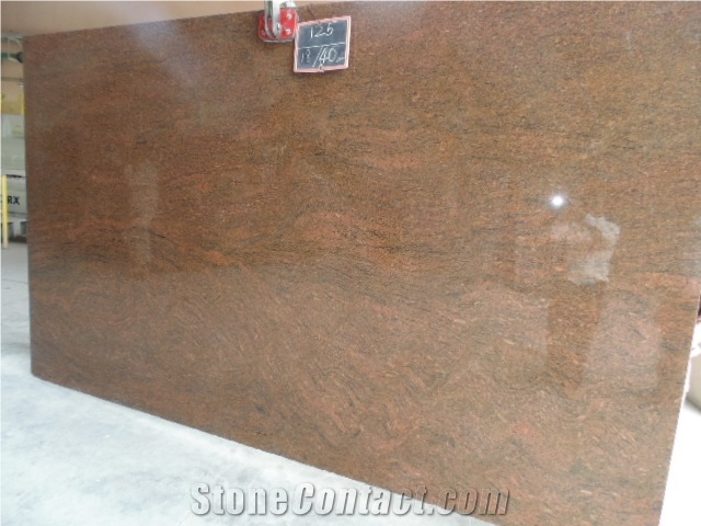 Red Multi Slabs & Tiles, India Red Granite