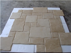 Denizli Travertine Tiles, French Pattern