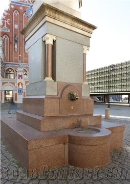 Red Granite Fountain
