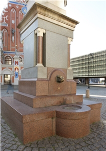 Red Granite Fountain