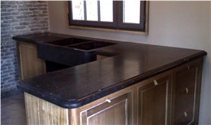 Pierre Bleue Belge - Pierre Bleue Du Hainaut Countertop, Pierre De Soignies Black Limestone Countertops