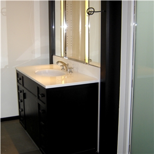 Sivec White Marble Vanity Top
