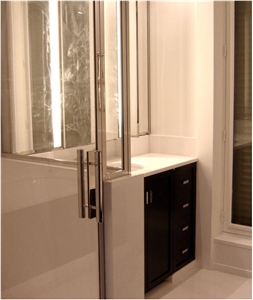 Sivec White Marble Vanity Top
