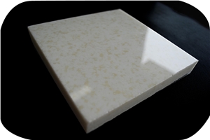 Yellow in White Crystallized Glass Stone