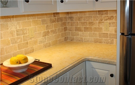Honed Polished Jerusalem Gold Slabs & Tiles, Israel Beige Limestone