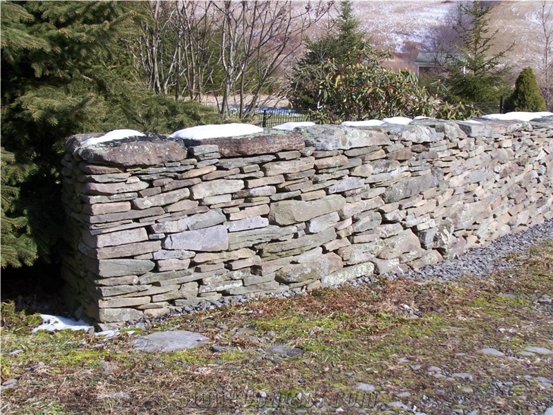 Pennsylvania Blue Stone Fieldstone, Garden Wallstone