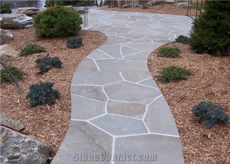 Pennsylvania Irregular Flagstone, Pennsylvania Blue Stone Flagstone
