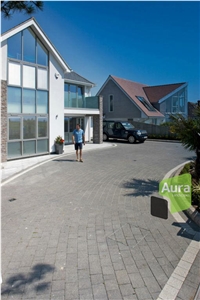 Driveway Paving, Grey Granite Driveway