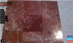 Burdur Rosa Imperial Marble Tiles, Turkey Red Marble